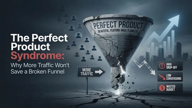 The Perfect Product Syndrome: Why More Traffic Won't Save a Broken Funnel